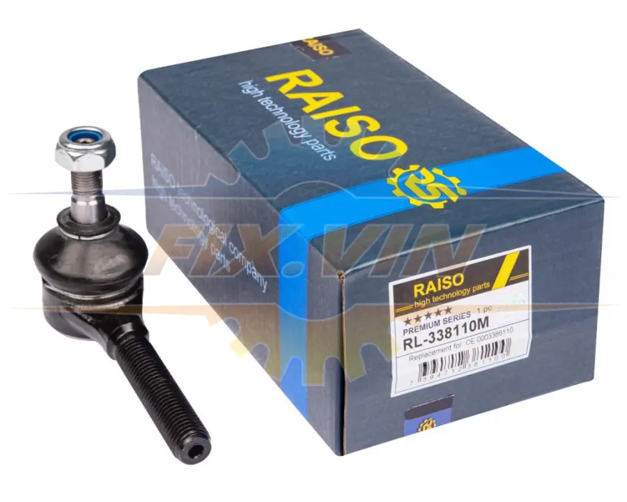 Наконечник тяги рульової Mercedes 190 (W201) 82-93 RAISO RL-338110M (фото 1)
