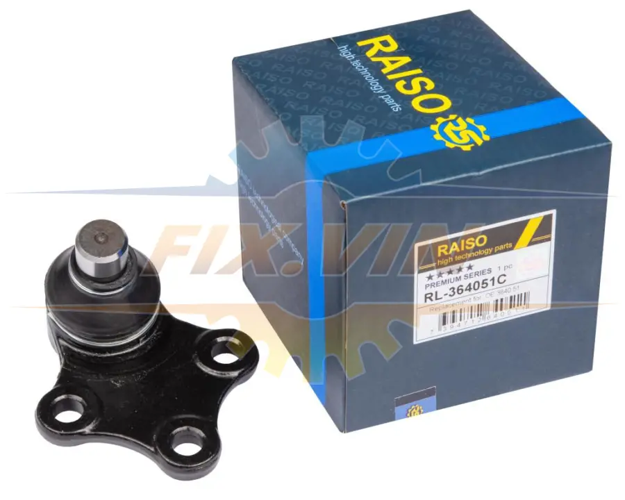 Шарова опора передня нижня на Citroen Berlingo/Xsara/Peugeot Partner 1996-2015 RAISO RL-364051C (фото 1)