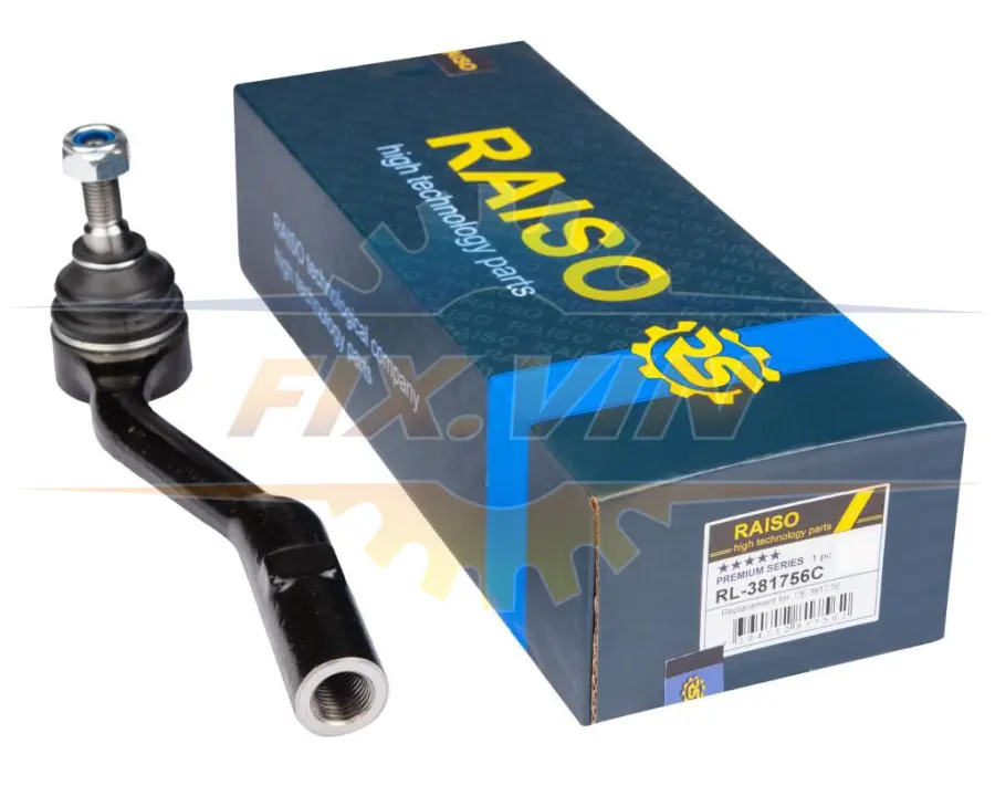 Наконечник тяги рульової (R) Citroen C2/C3/Peugeot 1007 02- RAISO RL-381756C (фото 1)