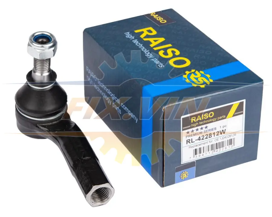 Наконечник тяги рульової (R) Audi A3/Toledo/Octavia/Bora/Golf IV 96-13 RAISO RL-422812W (фото 1)