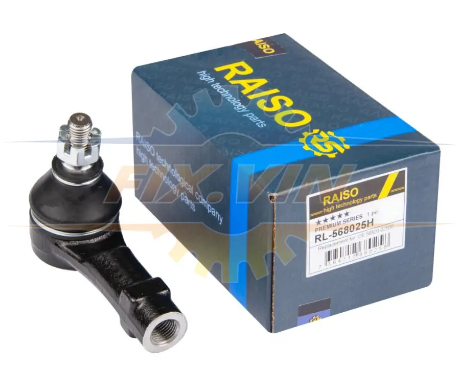 Наконечник тяги рульової Hyundai Atos/Mitsubishi Outlander 98-10 RAISO RL-568025H (фото 1)