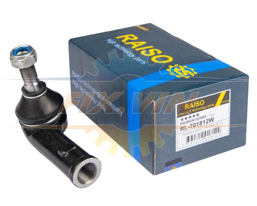 Наконечник тяги рульової (R) Volkswagen Transporter T4 90-03 RAISO RL-701812W (фото 1)