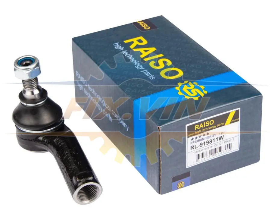 Наконечник тяги рульової (R) Volkswagen Transporter T4 90-03 RAISO RL-919811W (фото 1)