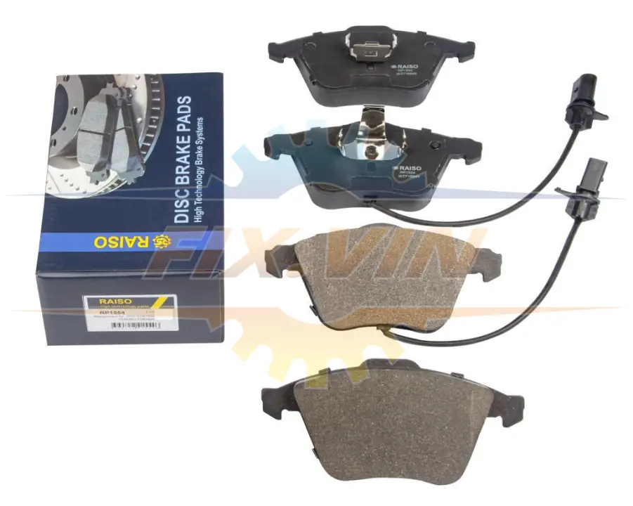 Колодки гальмівні диск. перед. Audi A4 B6/B7/A6 C6/A8 D3 (з датчиками)00- RAISO RP1554 (фото 1)