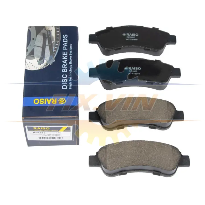 Колодки гальмівні диск. зад. Jumper/Ducato/Boxer 06- RAISO RP1682 (фото 1)