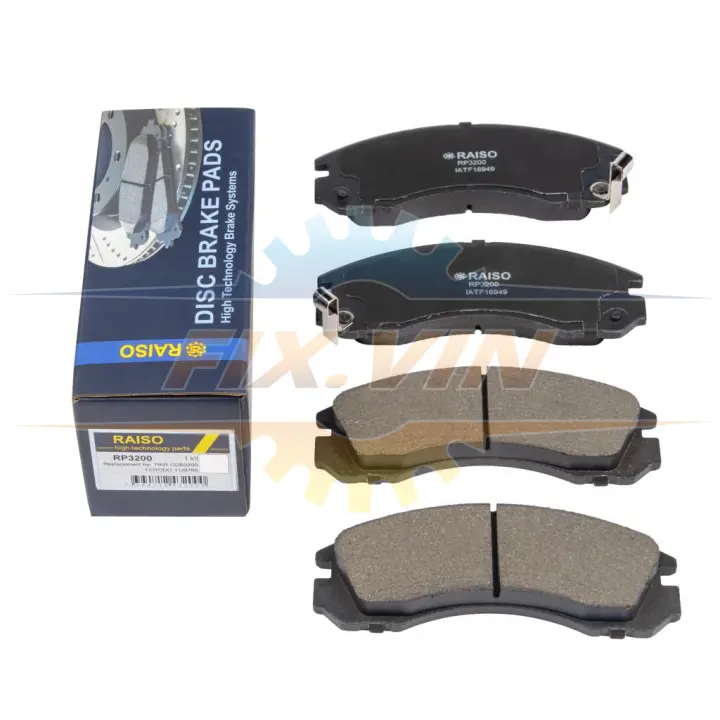 Колодки гальмівні диск. перед. Outlander 12-/Peugeot 4007 07- RAISO RP3200 (фото 1)