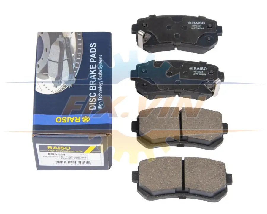 Колодки гальмівні диск. зад. Hyundai Accent III/Kia Rio II/Ceed 05- RAISO RP3421 (фото 1)