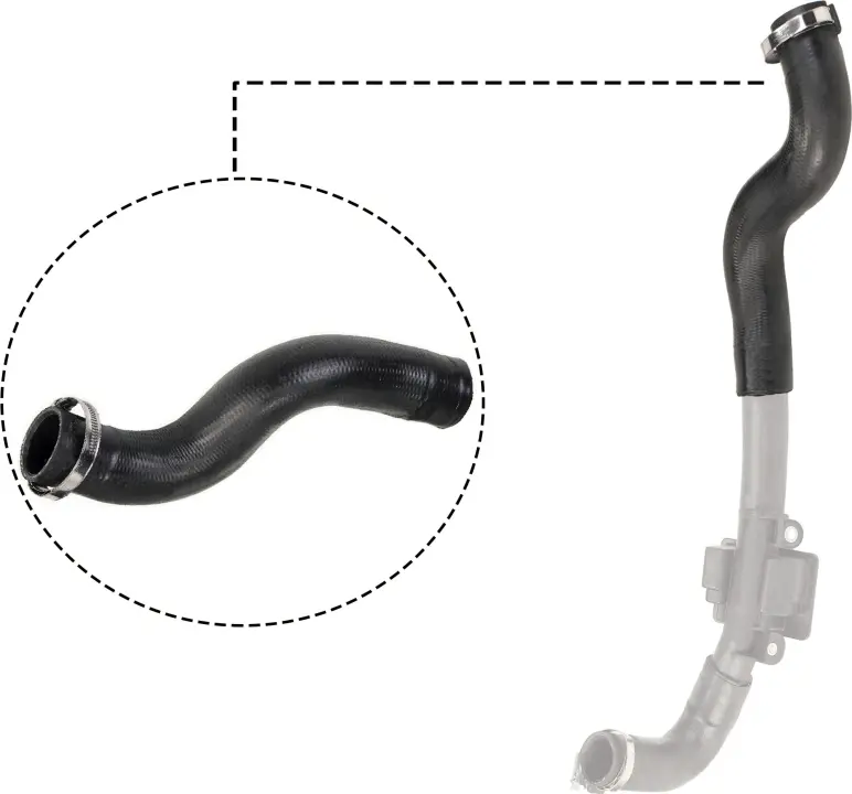 Патрубок інтеркулера Kangoo 1.5dCi 08- RAPRO R12501 (фото 1)