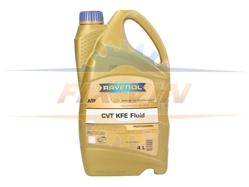 Олива для автоматичних трансмісій CVT KFE (4L) (для трансмісій CVT) TOYOTA 08886-02503 TOYOTA 08886-02505 RAVENOL RAV ATF CVT KFE FLUID 4L (фото 1)