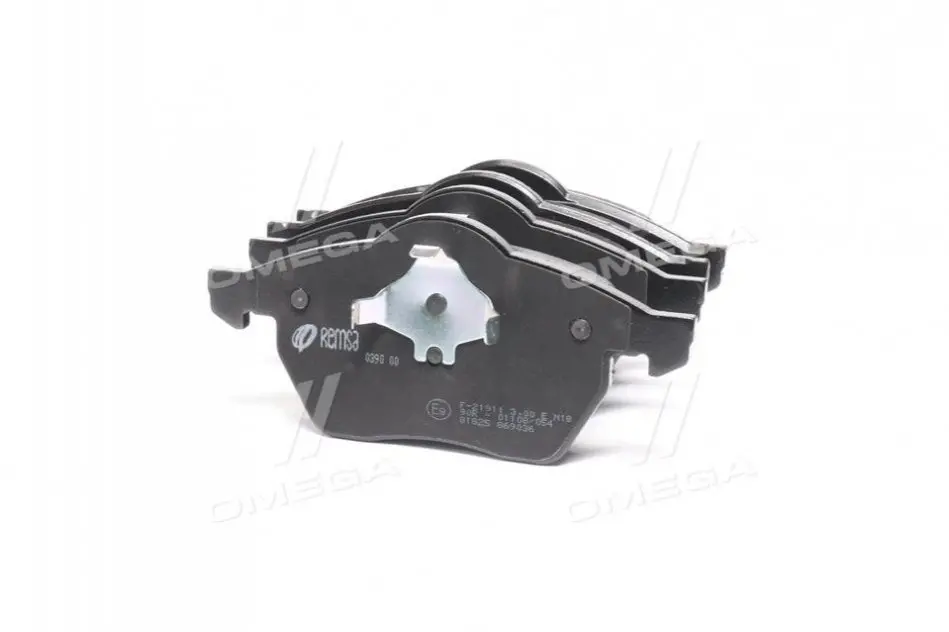 Колодка гальм. диск. FORD GALAXY, SEAT ALHAMBRA, VW SHARAN передн. (вир-во) REMSA 0390.00 (фото 1)
