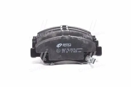 Колодка торм. диск. HONDA CIVIC передн. (пр-во) REMSA 0419.02