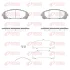 TOYOTA Гальмівні колодки передні CAMRY 2.5 17-, RAV 4 V 2.0 VVTi AWD 18- REMSA 131240 (фото 1)