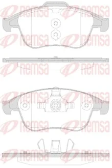 Колодки гальмівні дискові REMSA 1350.30