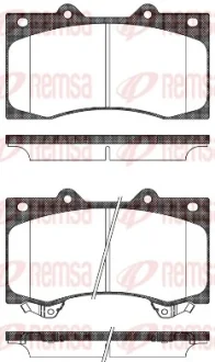 Колодки гальмівні дискові REMSA 1506.02