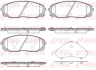 KIA К-т передн. гальм. колодок Carnival 2,2 CRDi REMSA 164712 (фото 1)