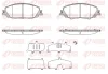 TOYOTA Гальмівні колодки передн. COROLLA 1.6 VVTi 19- REMSA 187000 (фото 1)