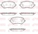 FORD Комплект гальмівних колодок передні PUMA (J2K, CF7) 1.5 EcoBlue 20- REMSA 188500 (фото 1)