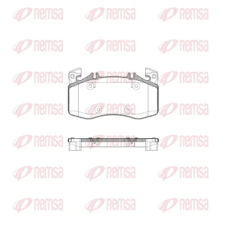 DB Гальм. колодки передн. A-CLASS (W177) AMG A 45 4-matic+ (177.053) 19- REMSA 190800