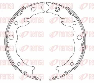 SUBARU колодки ручного гальма Forester/XV REMSA 446200