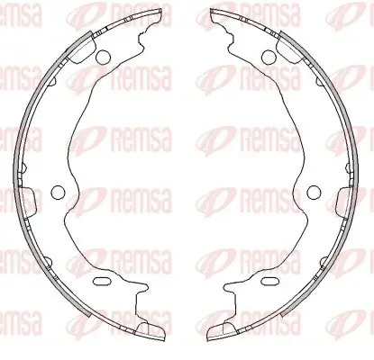 LEXUS Колодки гальмівні барабанні LS 06- REMSA 446700 (фото 1)