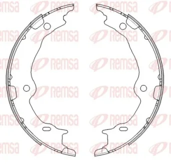 LEXUS Колодки гальмівні барабанні LS 06- REMSA 446700