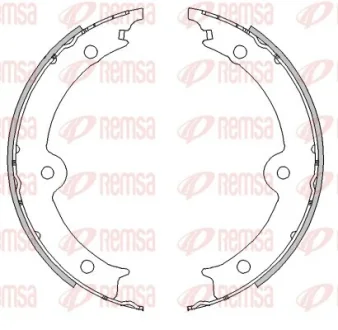LEXUS Колодки гальмівні барабанні GS (_S19_) 430 05-11, IS III (_E3_) 200t (ASE30) 15- REMSA 451700