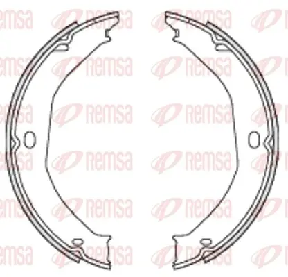 - Гальмівні колодки до барабанів REMSA 4698.00 (фото 1)