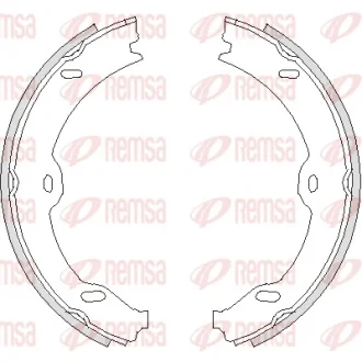 Комлект тормозных накладок REMSA 470800