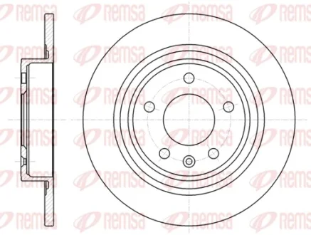 Тормозной диск REMSA 6131500
