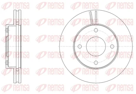 Диск гальмівний REMSA 61532.10