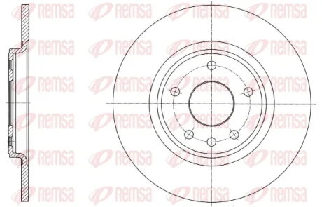 Тормозной диск REMSA 6155900
