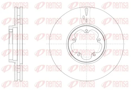 Диск гальмівний REMSA 61565.10