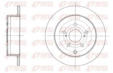 Тормозной диск REMSA 6159200