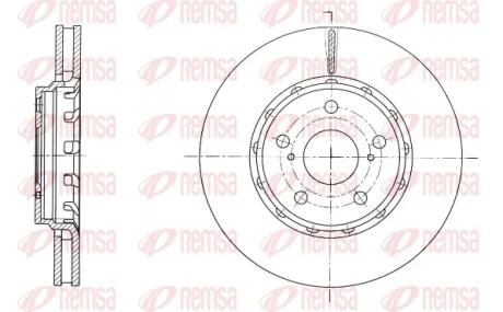 Диск гальмівний REMSA 61593.10