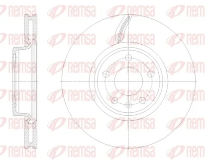 Remsa Гальмівний диск REMSA 62131.10