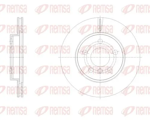 BMW Гальмівний диск i3 (I01) Range Extender 13- REMSA 6253210 (фото 1)
