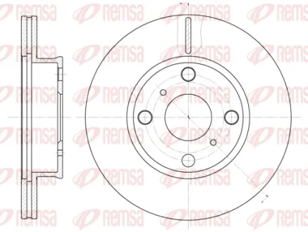 Тормозной диск REMSA 640210