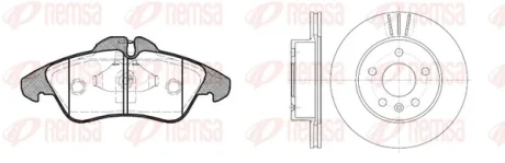 Комплект тормозов REMSA 857800