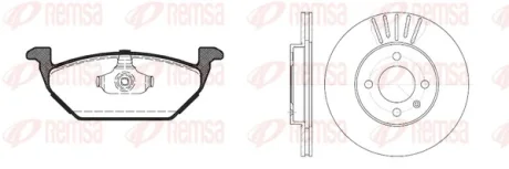 Комплект тормозов REMSA 863303
