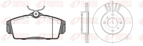 Комплект тормозов REMSA 870400