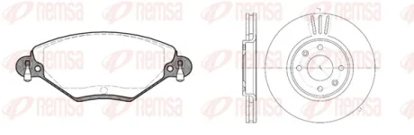 Комплект тормозов REMSA 882800