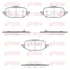 MAZDA Комплект гальмівних колодок CX-60 (KH_) 2.5 SKYACTIV-G (KH5P) 22- REMSA X204502 (фото 1)