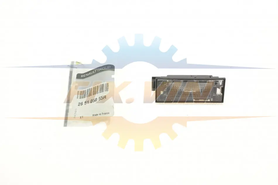 Фонарь подсветки номерного знака Renault Megane IV/Espace V (15-) Renault RENAULT 265105055R (фото 1)