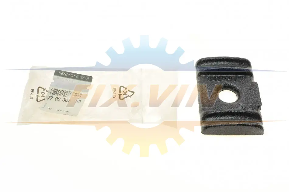 Пластина притискна задньої ресори Master/Movano 98-10 (2.8t) RENAULT 7700302159 (фото 1)