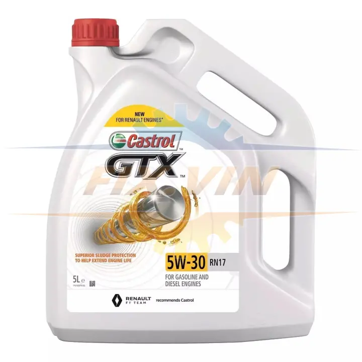 Олива моторна CASTROL GTX RN-Spec 5W-30 RN17 5л RENAULT 7711658105 (фото 1)