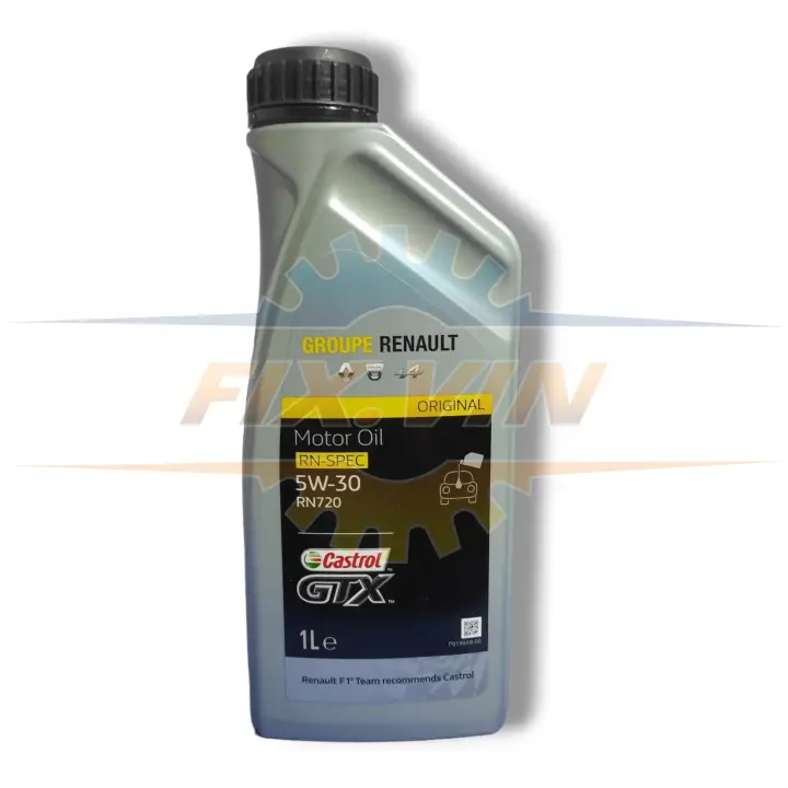Масло моторное CASTROL 5W30 GTX RN720 1л RENAULT 7711943685 (фото 1)