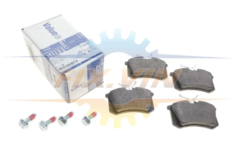 Колодка тормозная дисковая задняя Value+ Megane III (08-) Renault RENAULT 7711946173 (фото 1)