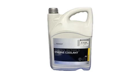 Антифриз готовый Glaceol RX Type D -21C 5L (для двигунів B4D, B4A) RENAULT 7711949701