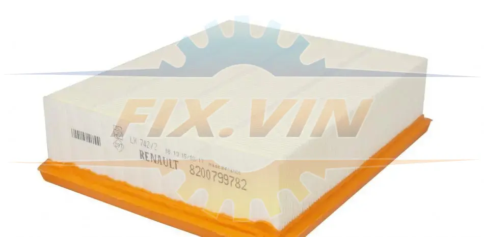 Фильтр воздушный LAGUNA,ESPACE IV mot.1.9DCi/2.2DCi G9T/F9Q/F4R/L7 RENAULT 8200799782 (фото 1)