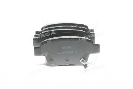 Колодка гальм. диск. STANDARD TOYOTA AVENSIS 03-08 задн.  RIDER RD.23620STD